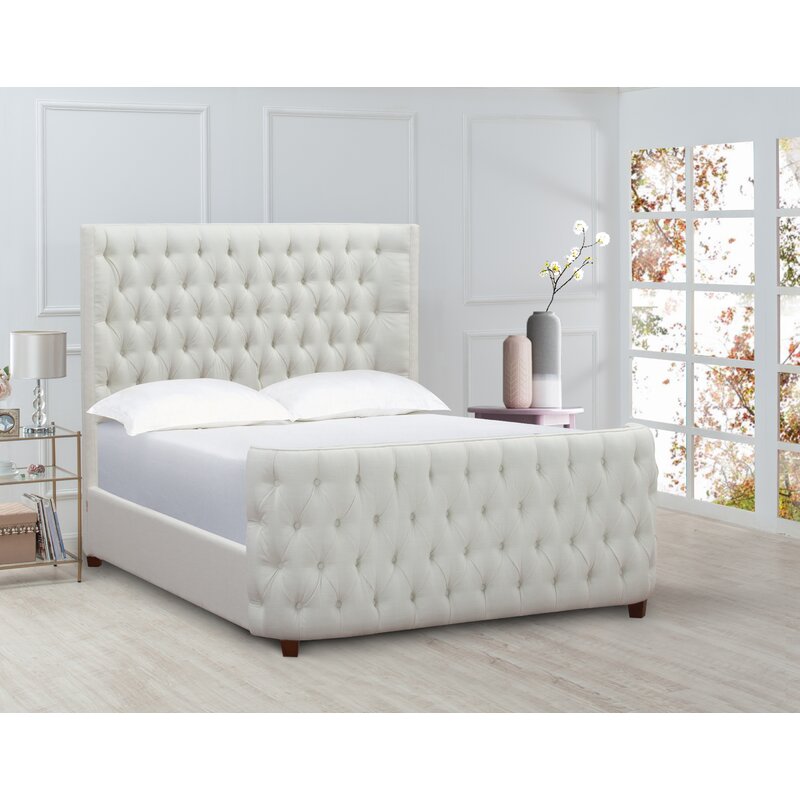 Janiyah tufted outlet upholstered bed